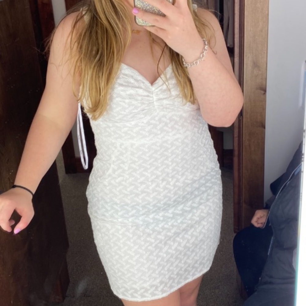 white dress